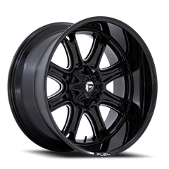 Fuel Darkstar FC853BE 20x10 -18 6x135mm 106.1mm Gloss Black Milled