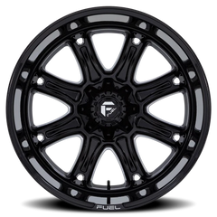 Fuel Darkstar FC853BE 22x9 +1 6x135mm 106.1mm Gloss Black Milled