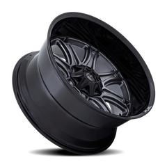 Fuel Darkstar FC853AB 22x9 +1 8x165.1mm 125.1mm Matte Gunmetal Black Lip