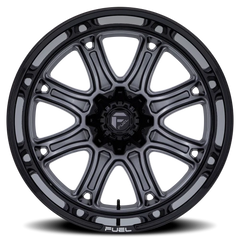 Fuel Darkstar FC853AB 20x10 -18 5x139.7mm 87.1mm Matte Gunmetal Black Lip