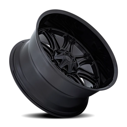 Fuel Darkstar FC853MB 22x10 +10 5x127mm 87.1mm Matte Black Gloss Black Lip