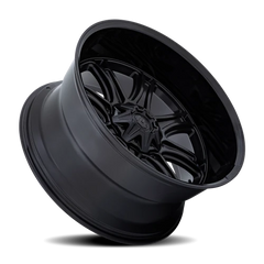 Fuel Darkstar FC853MB 22x9 +1 6x135mm 106.1mm Matte Black Gloss Black Lip