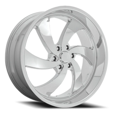 US Mags Desperado 6 U132 22x9 +25 6x139.7mm 78.1mm Chrome