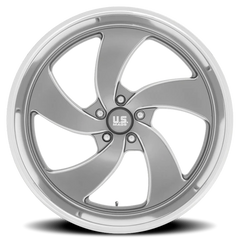 US Mags Desperado 5 U133 22x10.5 +1 5x127mm 78.1mm Anthracite Milled-Diamond Cut Lip