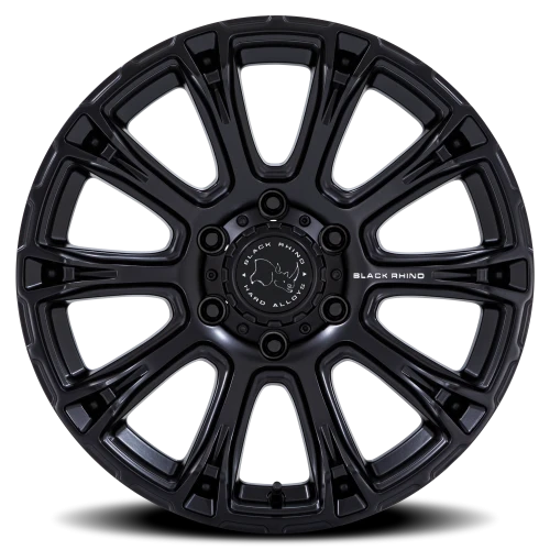 Black Rhino Diamondback MX 20x9 +12 6x120mm 66.9mm Matte Black