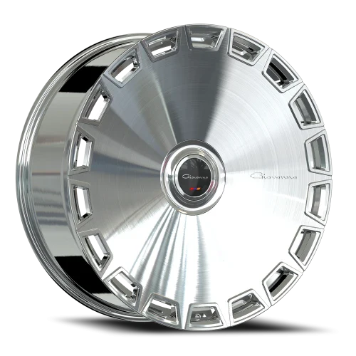 24" Giovanna Dicotto CB Brushed Silver Clear Coat Wheel & Tire Package | 305/35R24 Lexani LX-Thirty Tires | Fits Mercedes G-Wagon
