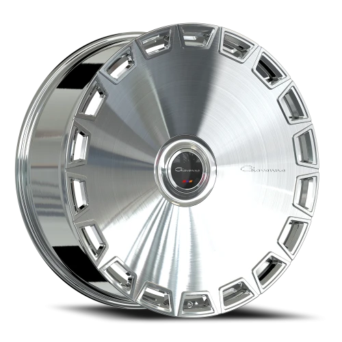 Giovanna Dicotto CB 24x10 +10 5x130mm 84.1mm Brushed Silver Clear Coat