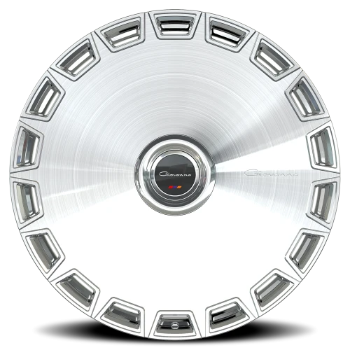 Giovanna Dicotto CB 26x10 +15 6x135mm 108mm Brushed Silver Clear Coat