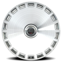 Giovanna Dicotto CB 24x10 +10 5x130mm 84.1mm Brushed Silver Clear Coat