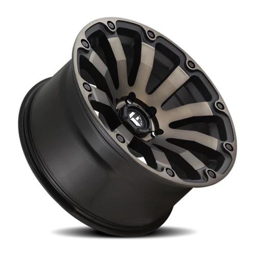 Fuel Diesel D636 20x10 -18 5x127mm 78.1mm Matte Black Machined-Dark Tint