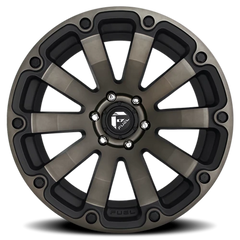 Fuel Diesel D636 20x10 -18 5x127mm 78.1mm Matte Black Machined-Dark Tint