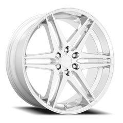 DUB Dirty Dog S265 24x10 +30 6x135mm 87.1mm Chrome