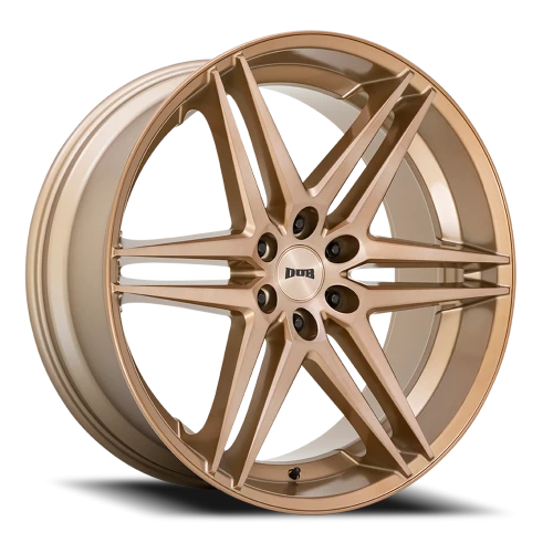 DUB Dirty Dog S266 24x10 +30 6x135mm 87.1mm Platinum Bronze