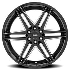DUB Dirty Dog S267 26x10 +25 6x139.7mm 106.1mm Gloss Black Milled