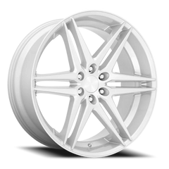 DUB Dirty Dog S270 24x10 +30 6x135mm 87.1mm Silver Brushed Face