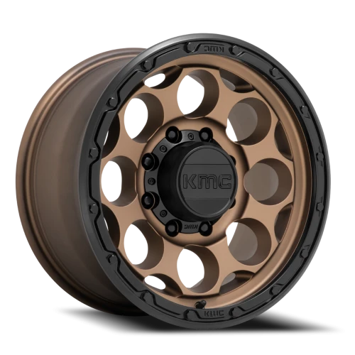 KMC Dirty Harry KM541 BRZ 17x8.5 +0 8x170mm 125.1mm Matte Bronze Black Lip