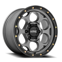 KMC Dirty Harry KM541 GY 17x8.5 +0 8x165.1mm 125.1mm Satin Gray Black Lip