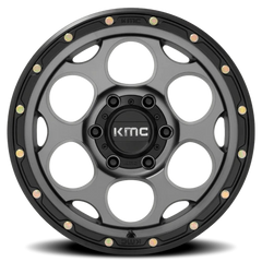 KMC Dirty Harry KM541 GY 17x8.5 +0 8x165.1mm 125.1mm Satin Gray Black Lip