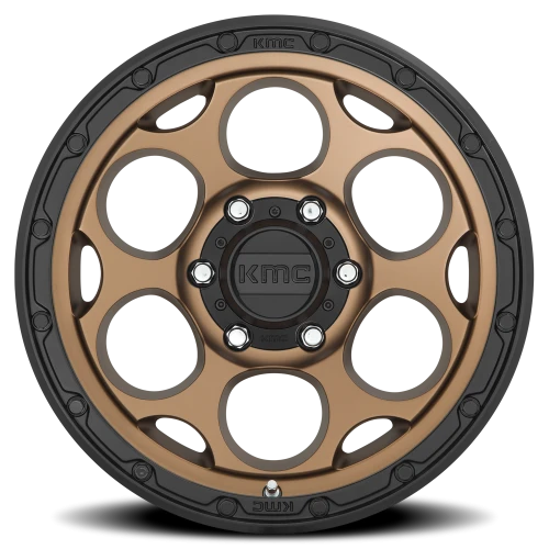 KMC Dirty Harry KM541 BRZ 18x8.5 +18 5x150mm 110.5mm Matte Bronze Black Lip