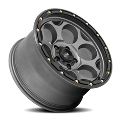 KMC Dirty Harry KM541 GY 20x9 +0 5x127mm 71.5mm Satin Gray Black Lip