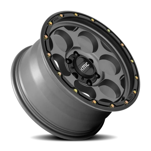 KMC Dirty Harry KM541 GY 20x9 +0 6x139.7mm 106.25mm Satin Gray Black Lip