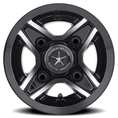 Fairway Alloys Divot 8x7 +0 4x101.6mm 70.7mm Gloss Black Machined