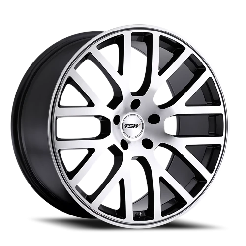 TSW Donington GY 22x10.5 +25 5x120mm 76mm Gunmetal Mirror Cut Face