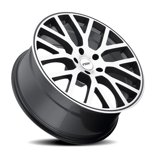 TSW Donington GY 22x10.5 +42 5x112mm 72mm Gunmetal Mirror Cut Face