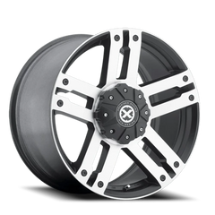 ATX Dune AX190 20x9 +18 5x120mm 74.1mm Satin Black Machined Face
