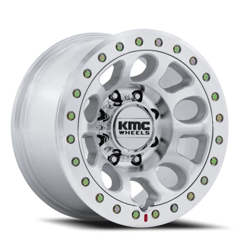 KMC E25 Beadlock KM241 DX 17x9 -38 8x165.1mm 125.1mm Machined Silver