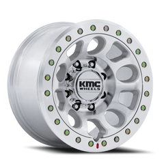 KMC E25 Beadlock KM241 DX 17x9 -38 8x165.1mm 125.1mm Machined Silver
