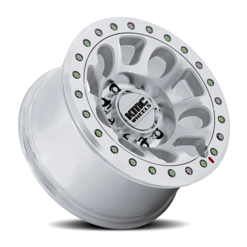 KMC E25 Beadlock KM241 DX 17x9 -38 8x165.1mm 125.1mm Machined Silver