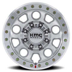KMC E25 Beadlock KM241 DX 17x9 -38 8x165.1mm 125.1mm Machined Silver