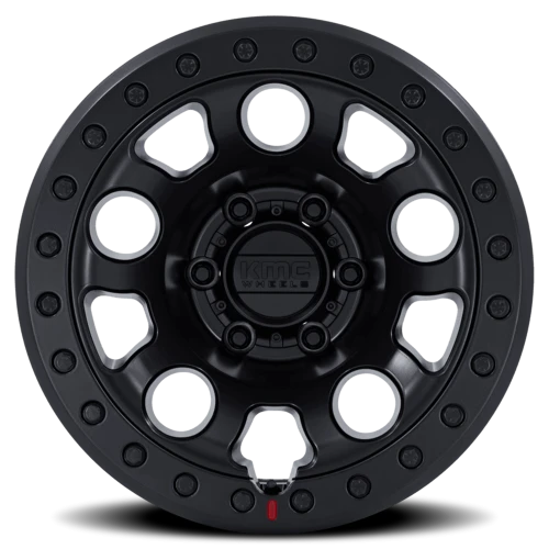 KMC E25 Beadlock KM241 MX 17x9 -12 6x139.7mm 108mm Blackout