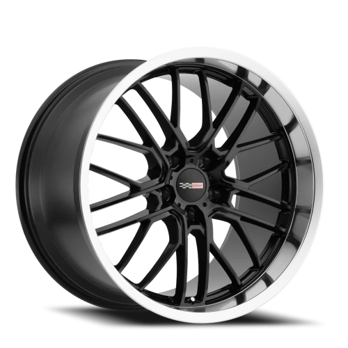 Cray Eagle GB 19x10.5 +69 5x120.65mm 70mm Gloss Black Mirror Cut Lip