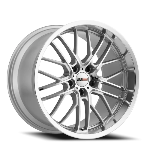 Cray Eagle SL 19x10.5 +40 5x120.65mm 70mm Silver Mirror Cut Face-Mirror Cut Lip