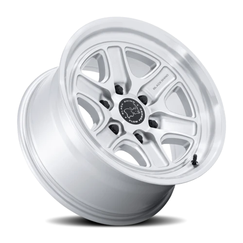 Black Rhino Echo BR032SD 18x9 +12 6x135mm 87.1mm Gloss Silver Machined Face