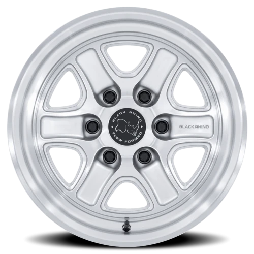 Black Rhino Echo BR032SD 18x9 +12 6x135mm 87.1mm Gloss Silver Machined Face