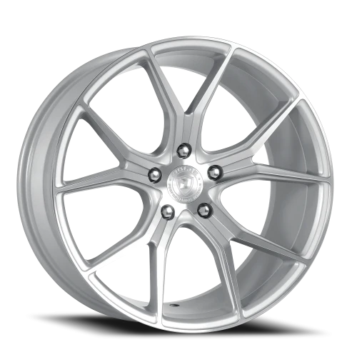 Dolce Performance Element GSF 18x8.5 +35 5x120mm 72.56mm Gloss Silver Machined Face