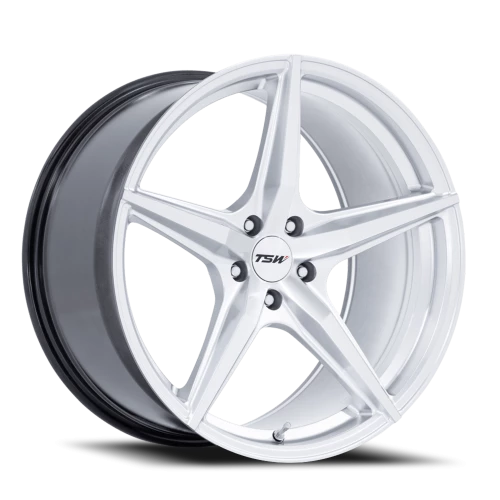 TSW Esprit SD 20x9 +27 5x112mm 66.56mm Hyper Silver Machined Face
