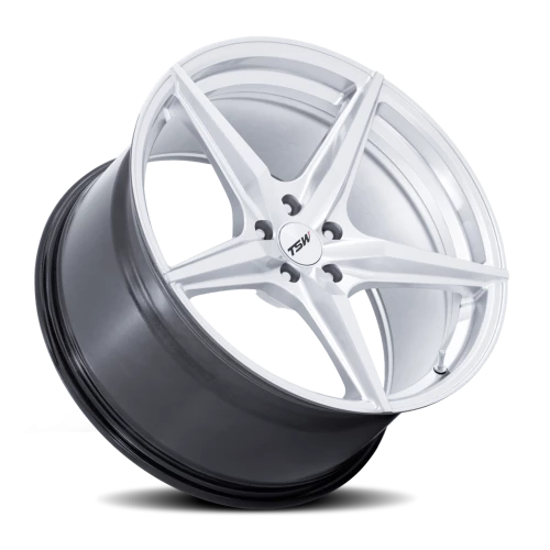 TSW Esprit SD 18x10.5 +25 5x120mm 74.1mm Hyper Silver Machined Face