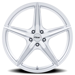 TSW Esprit SD 18x9 +45 5x112mm 66.56mm Hyper Silver Machined Face