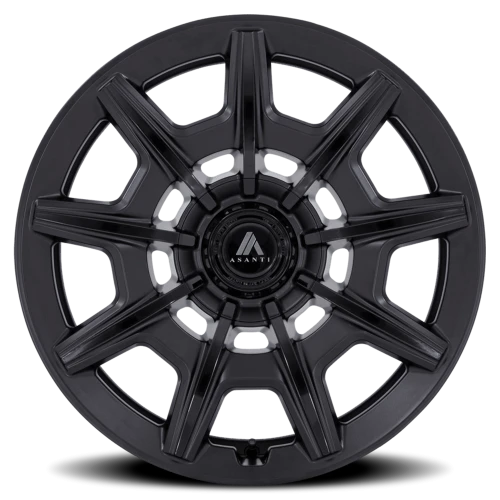 Asanti Black Label Esquire ABL-41 SB 22x10.5 +18 5x115mm 74.1mm Satin Black Gloss Black Face