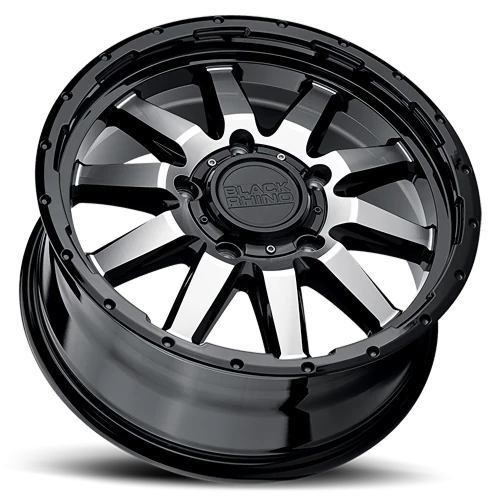 Black Rhino Excursion GB-MF 18x8 +35 6x139.7mm 112.1mm Gloss Black Mirror Face
