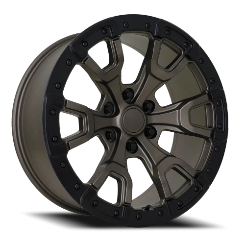 Factory Reproductions FR 99 Ford Bronco Raptor BZ 17x9 +18 6x139.7mm 93.1mm Bronze Black Ring