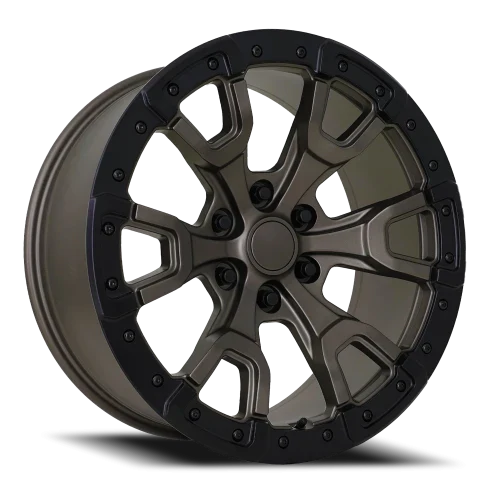 22" Chevy Truck Replica FR99 Bronze Black Ring Wheel & Tire Package | 305/45R22 Toyo Proxes ST III Tires | Fits Escalade Tahoe Yukon Silverado Sierra