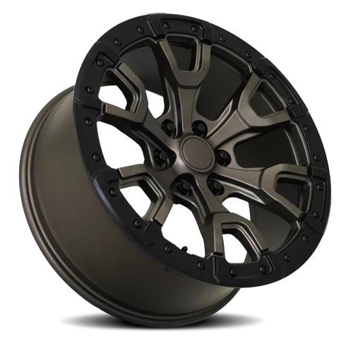 Factory Reproductions FR 99 Ford Bronco Raptor BZ 17x9 +18 6x139.7mm 93.1mm Bronze Black Ring