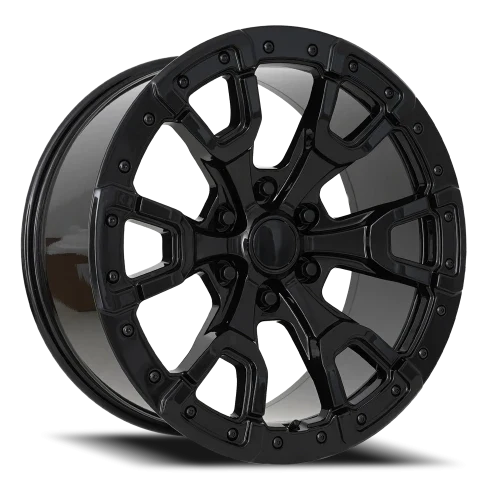 22" Chevy Truck Replica FR99 Gloss Black Wheel & Tire Package | 305/45R22 Toyo Proxes ST III Tires | Fits Escalade Tahoe Yukon Silverado Sierra