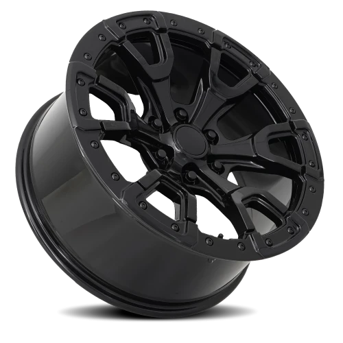 Factory Reproductions FR 99 Ford Bronco Raptor GB 17x9 +18 6x139.7mm 93.1mm Gloss Black