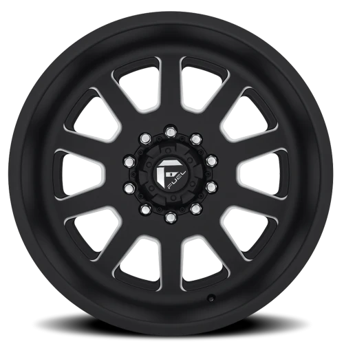 Fuel FF09D DE09 Super Single BK 20x10 -24 10x170mm 125.1mm Matte Black Milled